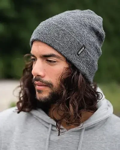 FURTALK Beanie Hat for Men Women Winter Hats for Women Men Soft Warm Unisex Cuffed Beanie Knitted Skull Cap - 5