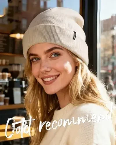 FURTALK Beanie Hat for Men Women Winter Hats for Women Men Soft Warm Unisex Cuffed Beanie Knitted Skull Cap - 6