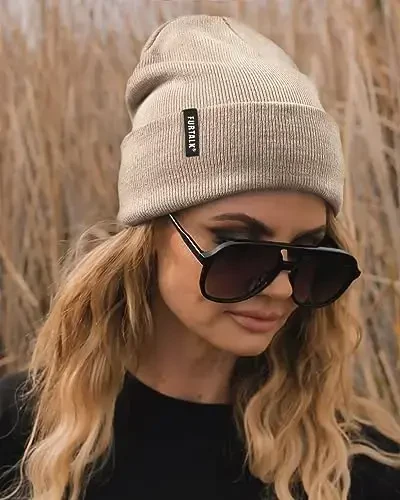 FURTALK Beanie Hat for Men Women Winter Hats for Women Men Soft Warm Unisex Cuffed Beanie Knitted Skull Cap - 6