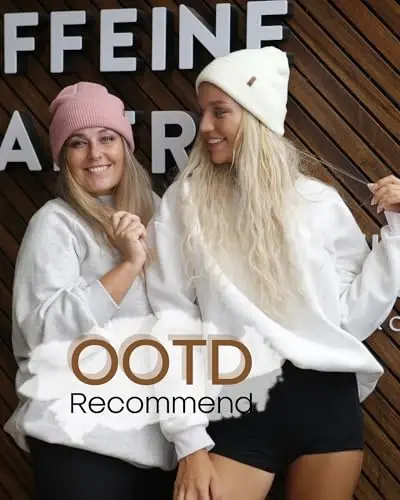 FURTALK Beanie Hats for Women Men Winter Hats Womens Knitted Slouchy Beanies Cuffed Skull Cap Warm Ski Hat - 5