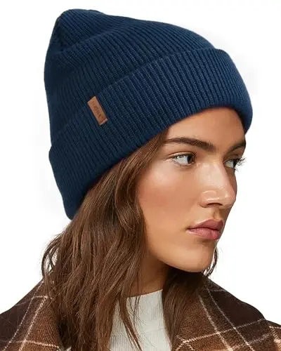 FURTALK Beanie Hats for Women Men Winter Hats Womens Knitted Slouchy Beanies Cuffed Skull Cap Warm Ski Hat - FURTALK