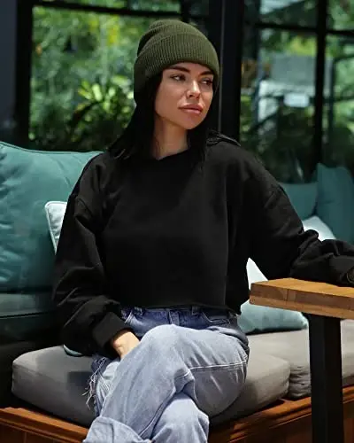 FURTALK Beanie Hats for Women Men Winter Hats Womens Knitted Slouchy Beanies Cuffed Skull Cap Warm Ski Hat - 6