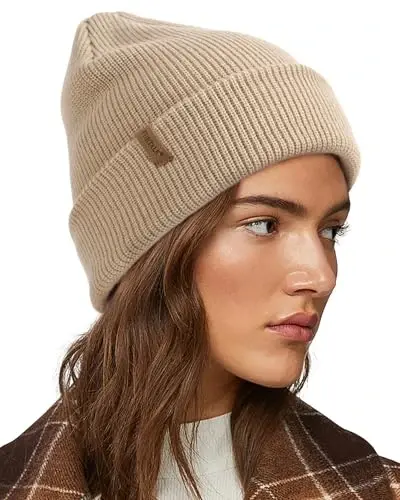 FURTALK Beanie Hats for Women Men Winter Hats Womens Knitted Slouchy Beanies Cuffed Skull Cap Warm Ski Hat - 1