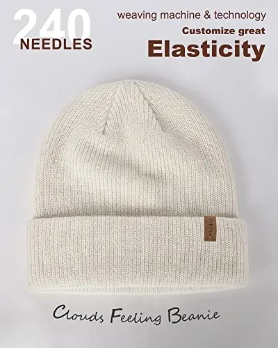 FURTALK Beanie Hats for Women Men Winter Hats Womens Knitted Slouchy Beanies Cuffed Skull Cap Warm Ski Hat - 6