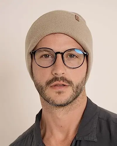 FURTALK Erkaklar Ayollar uchun Beanie Qalin Triko Bilan Ishlangan Unisex Qishki Shlyapa Beanies череп qopqog'i - 4