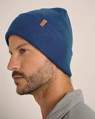 FURTALK Erkaklar Ayollar uchun Beanie Qalin Triko Bilan Tikilgan Uniseks Qishki Shlyapa Beani Bosh Suyagi Qalpog'i - 3