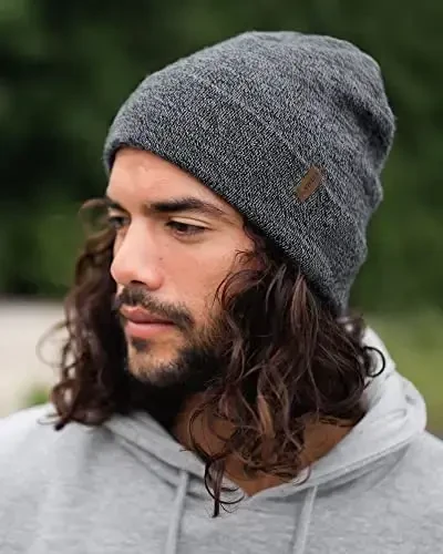 FURTALK Erkaklar Ayollar uchun Beanie Qalin Triko Unisex Qishki Shlyapa Beanies Bosh suyagi qopqog'i - 3