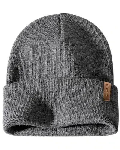 FURTALK Erkaklar Ayollar uchun Beanie Qalin Triko Unisex Qishki Shlyapa Beanies Bosh suyagi qopqog'i - 6