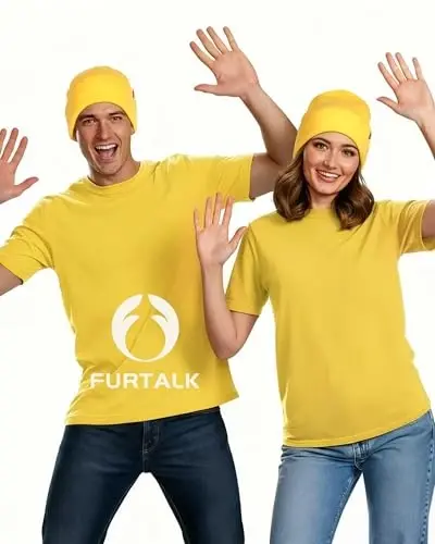 FURTALK Erkaklar Ayollar uchun Beanie Qalin Triko Unisex Qishki Shlyapa Beanies череп qalpog'i - 4