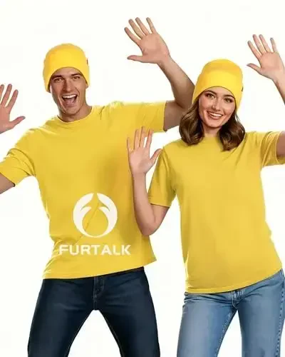 FURTALK Erkaklar Ayollar uchun Beanie Qalin Triko Unisex Qishki Shlyapa Beanies череп qalpog'i - 4