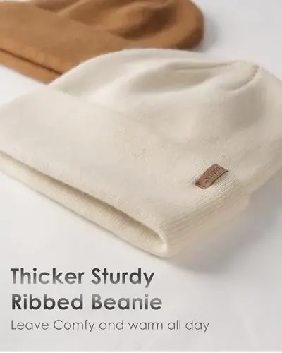 FURTALK Erkaklar Ayollar uchun Beanie Qalin Triko Unisex Qishki Shlyapa Beanies череп qopqog'i - FURTALK (1)