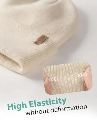 FURTALK Erkaklar Ayollar uchun Beanie Qalin Triko Unisex Qishki Shlyapa Beanies череп qopqog'i - 3