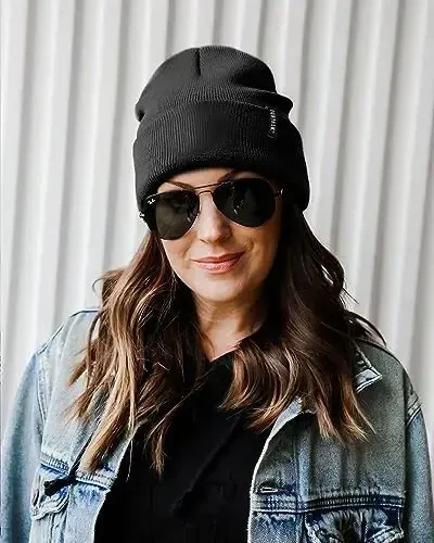 FURTALK Erkaklar Ayollar uchun Qishki Shlyapa Yumshoq Issiq Unisex Qo'lqop Beanie Trikotaj Bosh Suyagi Qalpog'i - 6