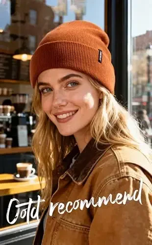 FURTALK Erkaklar va Ayollar uchun Beanie Dubulg'asi. Qishki Dubulg'alar. Yumshoq, iliq, uniseks manjetli, to'qilgan dubulg'a. - 6