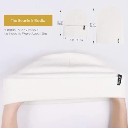 FURTALK Erkaklar va Ayollar uchun Beanie Shlyapa Qishki Shlyapalar Erkaklar Ayollar uchun Yumshoq Issiq Unisex Manjetli Beanie Trikotaj Bosh Suyagi Shapka - 3