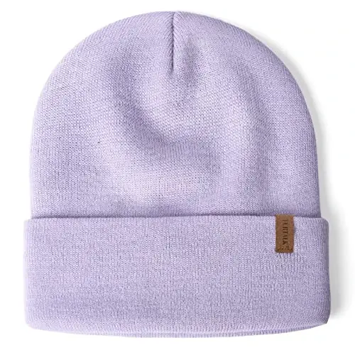 FURTALK Beanie Hat for Men Women Winter Hats for Women Men Soft Warm Unisex Cuffed Beanie Knitted Skull Cap - 1