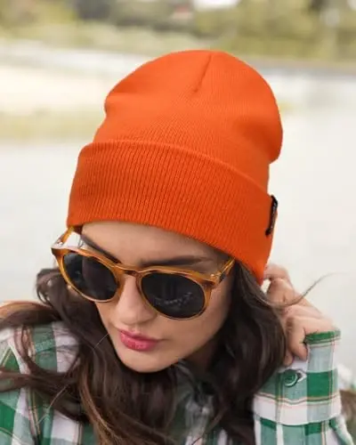 FURTALK Beanie Hat for Men Women Winter Hats for Women Men Soft Warm Unisex Cuffed Beanie Knitted Skull Cap - 6