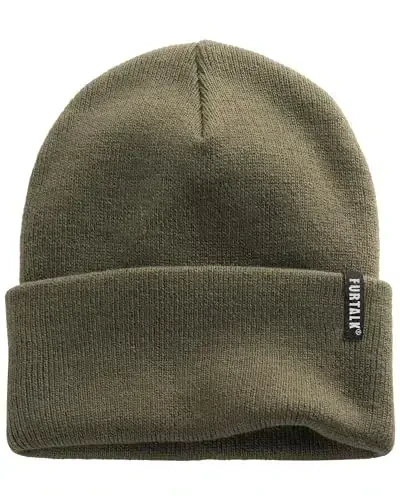 FURTALK Beanie Hat for Men Women Winter Hats for Women Men Soft Warm Unisex Cuffed Beanie Knitted Skull Cap 