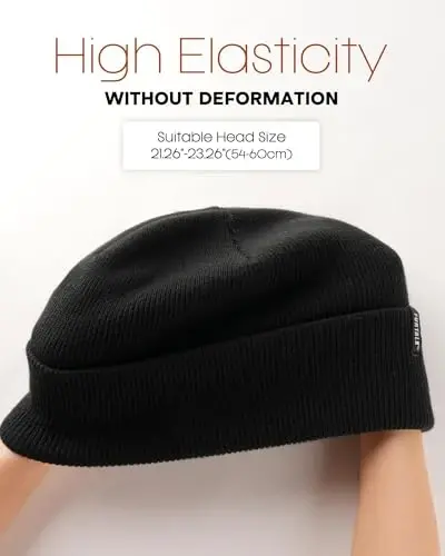 FURTALK Beanie Hat for Men Women Winter Hats for Women Men Soft Warm Unisex Cuffed Beanie Knitted Skull Cap - 2
