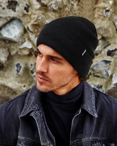 FURTALK Beanie Hat for Men Women Winter Hats for Women Men Soft Warm Unisex Cuffed Beanie Knitted Skull Cap - 3