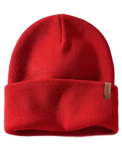 FURTALK Beanie for Men Women Cuffed Thick Knitted Unisex Winter Hat Beanies Skull Cap - 1