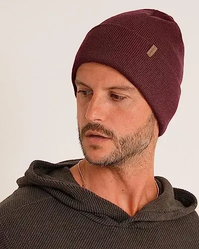 FURTALK Beanie for Men Women Cuffed Thick Knitted Unisex Winter Hat Beanies Skull Cap - 3