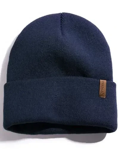 FURTALK Beanie for Men Women Cuffed Thick Knitted Unisex Winter Hat Beanies Skull Cap - 6