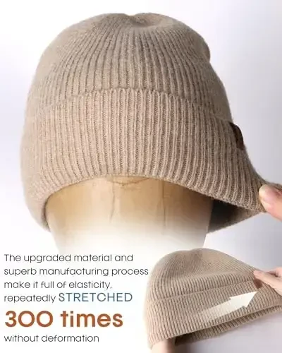 FURTALK Winter Hats for Men Women Fleece Lined Beanie Warm Cuffed Outdoor Skull Cap - 3