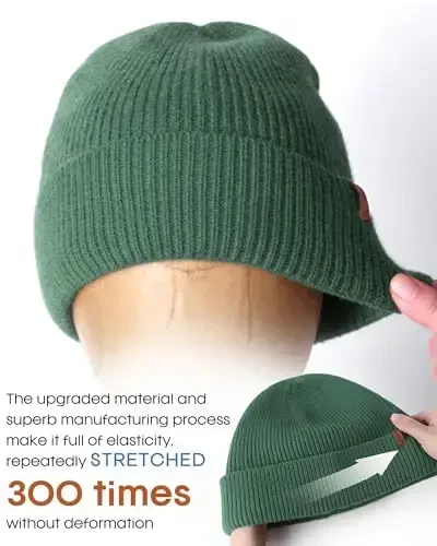 FURTALK Winter Hats for Men Women Fleece Lined Beanie Warm Cuffed Outdoor Skull Cap - 3