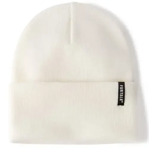 FURTALK Beanie Hat for Men Women Winter Hats for Women Men Soft Warm Unisex Cuffed Beanie Knitted Skull Cap 