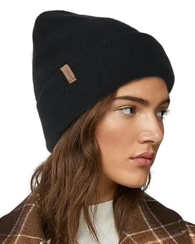 FURTALK Beanie Hats for Women Men Winter Hats Womens Knitted Slouchy Beanies Cuffed Skull Cap Warm Ski Hat - FURTALK (1)