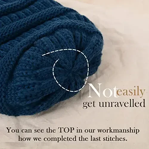 FURTALK Womens Winter Knit Slouchy Beanie Hat Warm Knitted Skull Ski Cap Hats for Women - 4