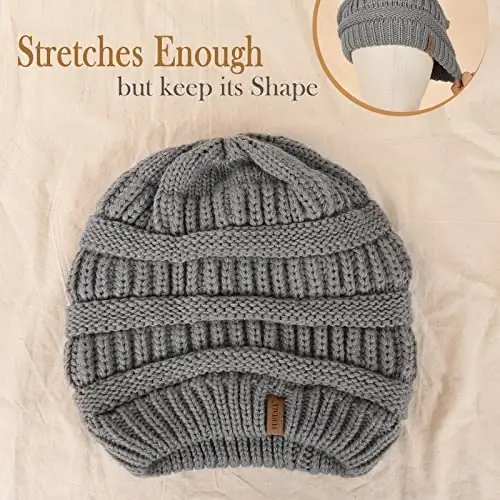 FURTALK Womens Winter Knit Slouchy Beanie Hat Warm Knitted Skull Ski Cap Hats for Women - 3