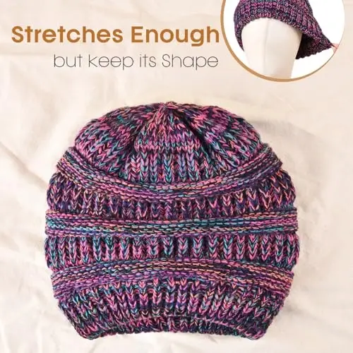 FURTALK Womens Winter Knit Slouchy Beanie Hat Warm Knitted Skull Ski Cap Hats for Women - 3