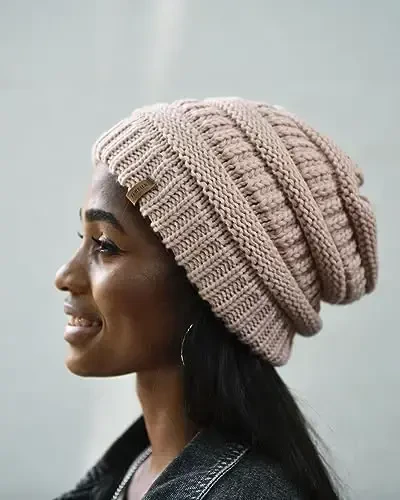 FURTALK Womens Winter Knit Slouchy Beanie Hat Warm Knitted Skull Ski Cap Hats for Women - 5