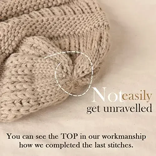 FURTALK Womens Winter Knit Slouchy Beanie Hat Warm Knitted Skull Ski Cap Hats for Women - 3