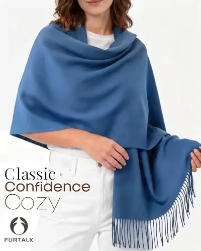 FURTALK PasModazoneina Shawl Wraps CasModazoneere Feel Blanket Scarves Fashion Scarf for Women Evening Wedding Bridesmaid Gifts - 3