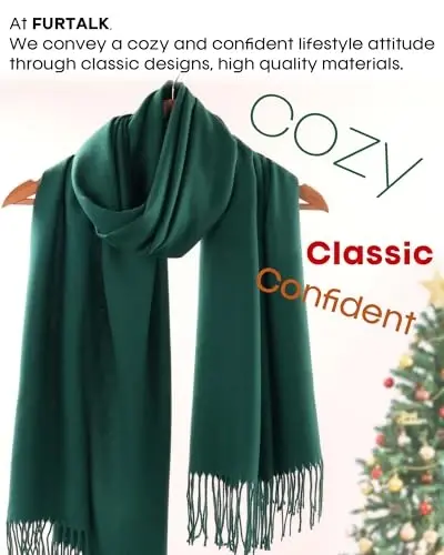 FURTALK PasModazoneina Shawl Wraps CasModazoneere Feel Blanket Scarves Fashion Scarf for Women Evening Wedding Bridesmaid Gifts - 5