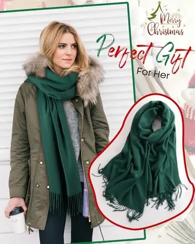 FURTALK Winter Scarf for Women PasModazoneina Shawl Wraps CasModazoneere Feel Warm Fashion Blanket Scarves Gifts - 3