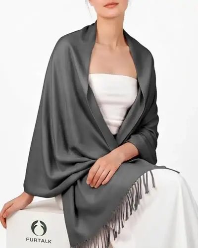 FURTALK PasModazoneina Shawl Wraps CasModazoneere Feel Blanket Scarves Fashion Scarf for Women Evening Wedding Bridesmaid Gifts - 1