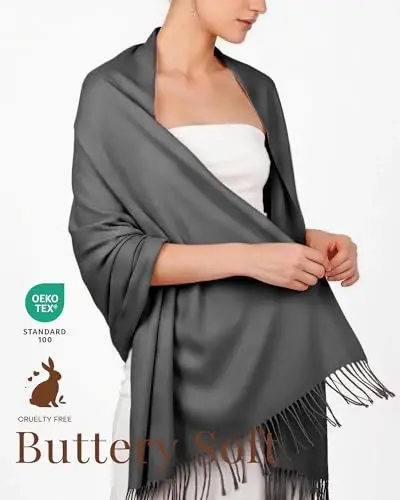 FURTALK PasModazoneina Shawl Wraps CasModazoneere Feel Blanket Scarves Fashion Scarf for Women Evening Wedding Bridesmaid Gifts - 3