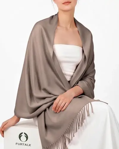 FURTALK PasModazoneina Shawl Wraps CasModazoneere Feel Blanket Scarves Fashion Scarf for Women Evening Wedding Bridesmaid Gifts - 1