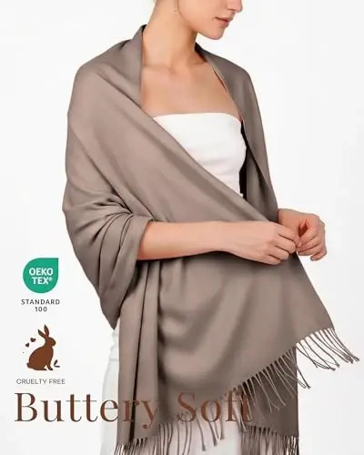 FURTALK PasModazoneina Shawl Wraps CasModazoneere Feel Blanket Scarves Fashion Scarf for Women Evening Wedding Bridesmaid Gifts - 3