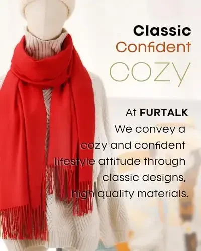 FURTALK PasModazoneina Shawl Wraps CasModazoneere Feel Blanket Scarves Fashion Scarf for Women Evening Wedding Bridesmaid Gifts - 5