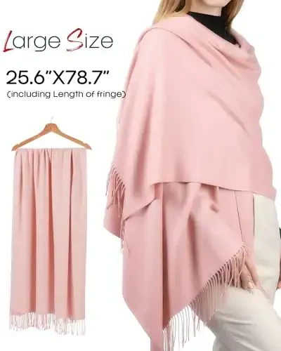 FURTALK PasModazoneina Shawl Wraps CasModazoneere Feel Blanket Scarves Fashion Scarf for Women Evening Wedding Bridesmaid Gifts - 4