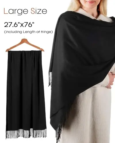 FURTALK Winter Scarf for Women PasModazoneina Shawl Wraps CasModazoneere Feel Warm Fashion Blanket Scarves Gifts - 4