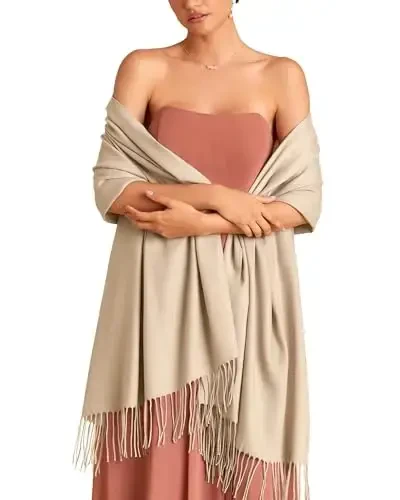 FURTALK PasModazoneina Shawl Wraps CasModazoneere Feel Blanket Scarves Fashion Scarf for Women Evening Wedding Bridesmaid Gifts - 1