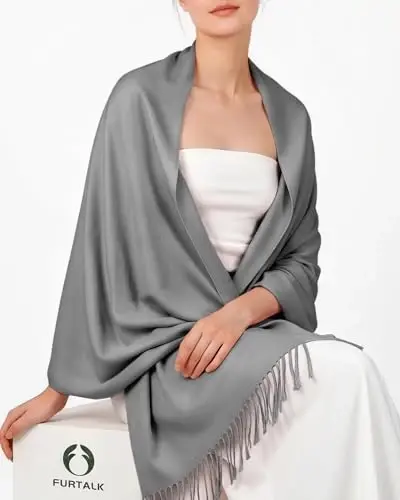 FURTALK PasModazoneina Shawl Wraps CasModazoneere Feel Blanket Scarves Fashion Scarf for Women Evening Wedding Bridesmaid Gifts 
