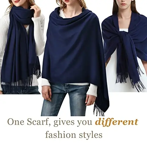 FURTALK PasModazoneina Shawl Wraps CasModazoneere Feel Blanket Scarves Fashion Scarf for Women Evening Wedding Bridesmaid Gifts - 2