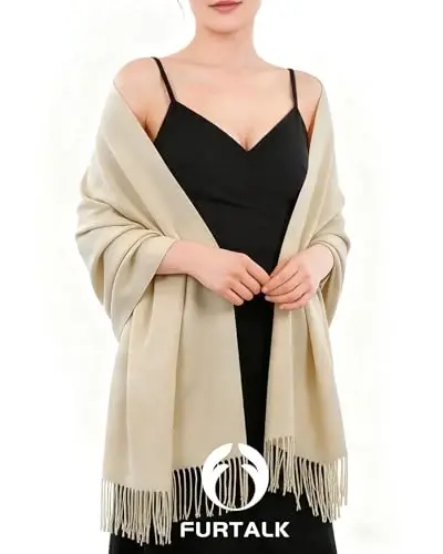 FURTALK PasModazoneina Shawl Wraps CasModazoneere Feel Blanket Scarves Fashion Scarf for Women Evening Wedding Bridesmaid Gifts - 2